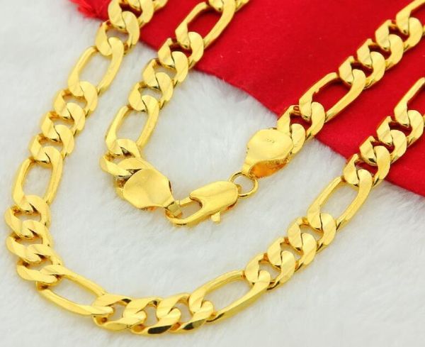 real 9k gold filled men's necklace 24" chain christmas gift, Silver
real 9k gold filled men's necklace 24" chain christmas gift, Silver