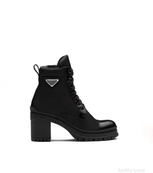 2022 luxury designer nylon laced booties women ankle boots brushed leather winter outdoor fashion biker boot australia sneakers size 35-41, Black
2022 luxury designer nylon laced booties women ankle boots brushed leather winter outdoor fashion biker boot australia sneakers size 35-41, Black