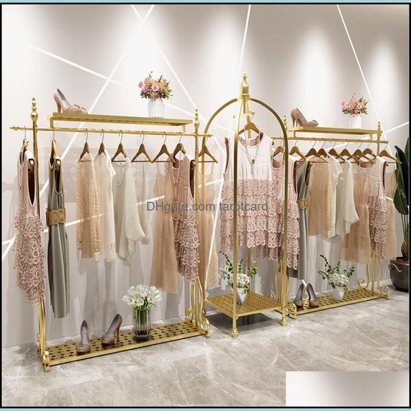 Clothing Womens Rack Commercial Furniture Shop Mall Clothes Racks Iron Hanging Cloth Shelf Landing Custom Drop Delivery 2021 Home Garden X s
Clothing Womens Rack Commercial Furniture Shop Mall Clothes Racks Iron Hanging Cloth Shelf Landing Custom Drop Delivery 2021 Home Garden X s