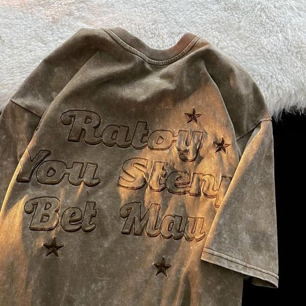 women's t-shirt vintage tie-dye old letter printing o-neck short-sleeved aesthetic women 2022 summer plus size tshirtswomen's, White
women's t-shirt vintage tie-dye old letter printing o-neck short-sleeved aesthetic women 2022 summer plus size tshirtswomen's, White