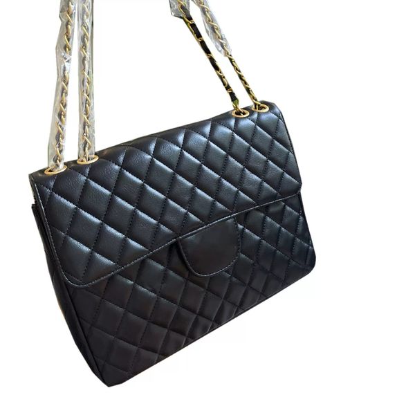 22ss womens classic black flap shoulder bag calfskin quilted plaid designer gold hardware chain large capacity ladies street luxury vintage
22ss womens classic black flap shoulder bag calfskin quilted plaid designer gold hardware chain large capacity ladies street luxury vintage