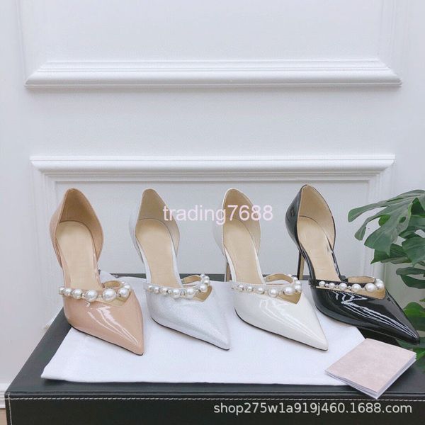 sandals spring summer pearl women's high-heeled shoes fashion thin heel show comfortable temperament pointed, Black
sandals spring summer pearl women's high-heeled shoes fashion thin heel show comfortable temperament pointed, Black