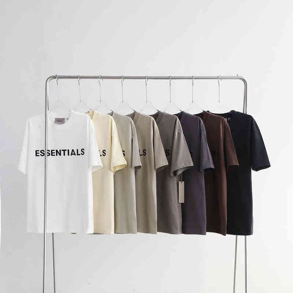 2022 new ess letter men women lovers men's fashion pure cotton short sleeve summer clothing t-shirt, White;black
2022 new ess letter men women lovers men's fashion pure cotton short sleeve summer clothing t-shirt, White;black