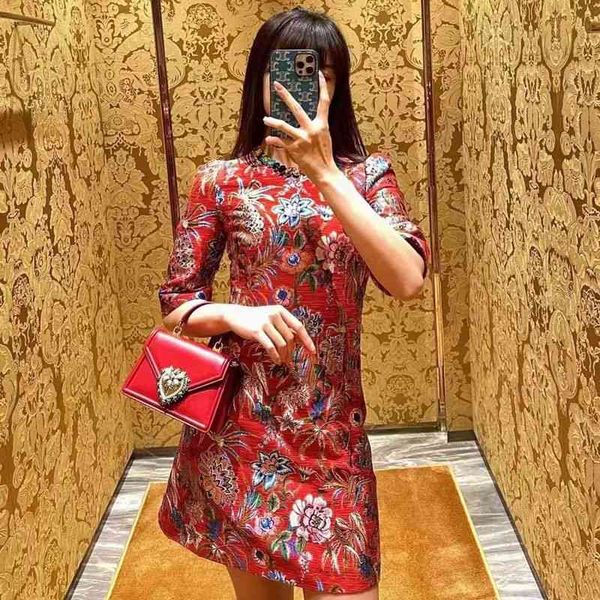 casual dresses european and american y spring summer skirt du jia relief soft jacquard woven silk lining medium sleeve short dress, Black;gray
casual dresses european and american y spring summer skirt du jia relief soft jacquard woven silk lining medium sleeve short dress, Black;gray