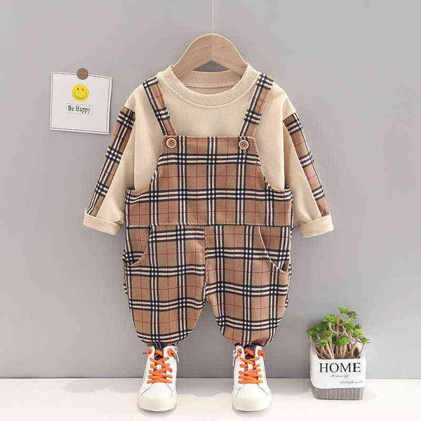 children's suit spring and autumn new korean small lattice fashion suspender suit boys' long sleeve, White
children's suit spring and autumn new korean small lattice fashion suspender suit boys' long sleeve, White