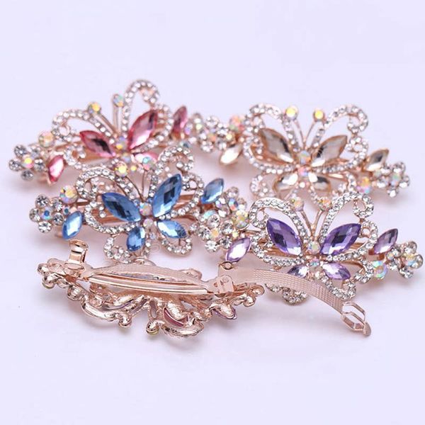 fashion rhinestone crystal butterfly hairpin barrettes hollow out flower hair clip ornament for women girls hair accessories, Slivery;white
fashion rhinestone crystal butterfly hairpin barrettes hollow out flower hair clip ornament for women girls hair accessories, Slivery;white
