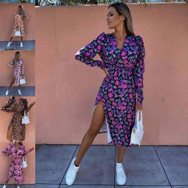 casual dresses spring and summer loose beauty long sleeve v-neck waist print dress women's wear 9si9, Black;gray
casual dresses spring and summer loose beauty long sleeve v-neck waist print dress women's wear 9si9, Black;gray