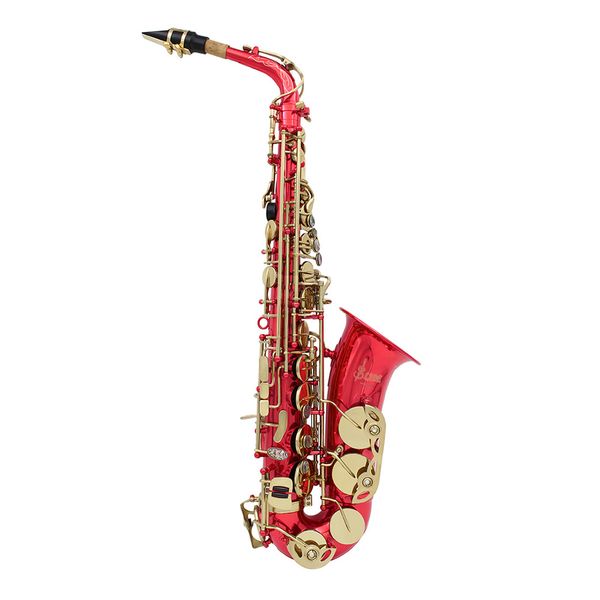 eb alto saxophone brass colorful lacquered e flat sax woodwind instrument with case gloves reeds strap accessories
eb alto saxophone brass colorful lacquered e flat sax woodwind instrument with case gloves reeds strap accessories