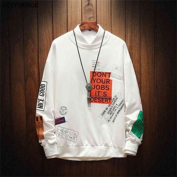 spring men's casual sweatshirts men's clothing round neck fashion hip-hop shirts fitted men's streetwear men 210730, Black
spring men's casual sweatshirts men's clothing round neck fashion hip-hop shirts fitted men's streetwear men 210730, Black