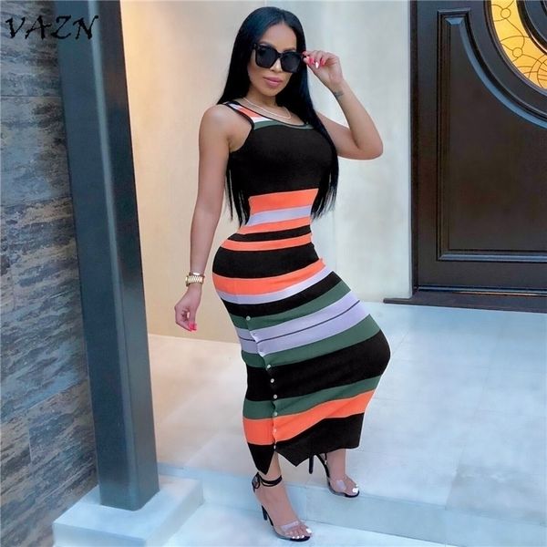 vazn special design casual style women dress striped strapless sleeveless bodycon maxi dress vestido w8071 y200418, Black;gray
vazn special design casual style women dress striped strapless sleeveless bodycon maxi dress vestido w8071 y200418, Black;gray