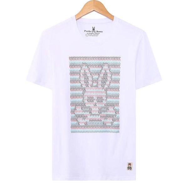 mens fashion t shirts fashion polos summer casual breathable animal print psycho rabbit short sleeve crew neck luxury accessories tshirts eu, White;black