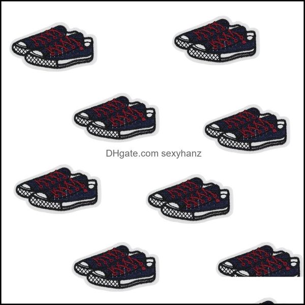 sewing notions tools apparel 10pcs sneakerses badges for clothing iron embroidered applique sew ones accessories clothes drop delivery 202, Black
sewing notions tools apparel 10pcs sneakerses badges for clothing iron embroidered applique sew ones accessories clothes drop delivery 202, Black
