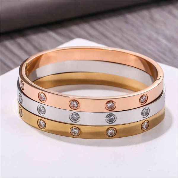 designer zircon titanium steel bracelet women's fashion net red bracelet ins trend versatile personalized stainless c home, Black
designer zircon titanium steel bracelet women's fashion net red bracelet ins trend versatile personalized stainless c home, Black