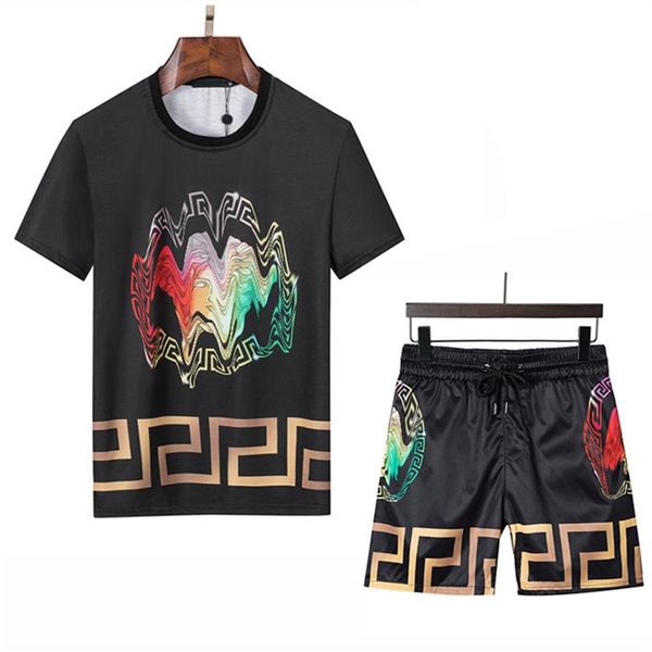 men's t-shirts tracksuit summer clothes sportswear two piece set t shirt shorts brand track clothing male sweatsuit sports su250o, White;black
men's t-shirts tracksuit summer clothes sportswear two piece set t shirt shorts brand track clothing male sweatsuit sports su250o, White;black