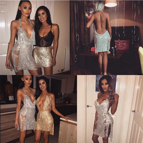 bling metal body chain rhinestone summer dress women luxury party glitter night club backless diamond mini dresses vestidos, Black;gray
bling metal body chain rhinestone summer dress women luxury party glitter night club backless diamond mini dresses vestidos, Black;gray