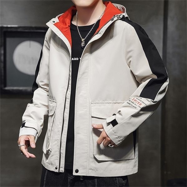 men fall coat color matching the new during the spring and autumn outfit casual hooded jacket joker han edition male studen lj201013, Black;brown
men fall coat color matching the new during the spring and autumn outfit casual hooded jacket joker han edition male studen lj201013, Black;brown