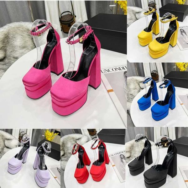 designer aevitas sandals waterproof high heels pumps personalized rhinestone satin catwalk thick heel silk ankle strap decorated height 15cm, Black
designer aevitas sandals waterproof high heels pumps personalized rhinestone satin catwalk thick heel silk ankle strap decorated height 15cm, Black