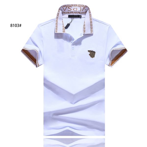202ss designer stripe polo shirt t shirts snake polos bee floral embroidery letter mens high street fashion horse polo t-shirtasian size m-x, White;black
202ss designer stripe polo shirt t shirts snake polos bee floral embroidery letter mens high street fashion horse polo t-shirtasian size m-x, White;black