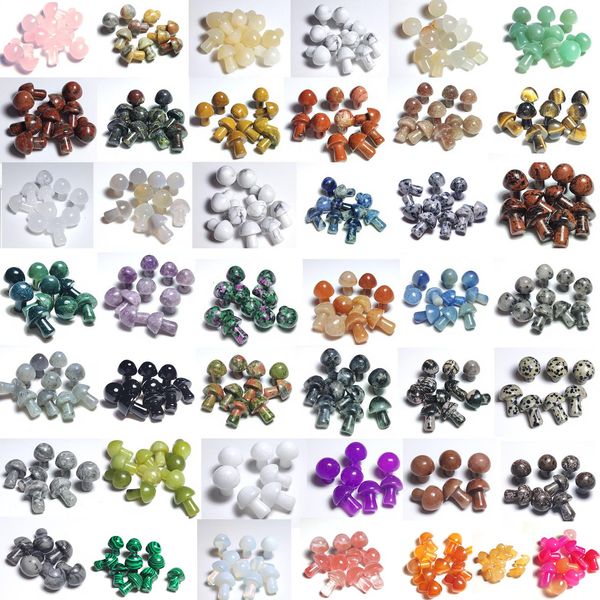 natural stone carved crystal mini mushroom healing reiki mineral statue crystal ornament home decor gift specific colors, Black
natural stone carved crystal mini mushroom healing reiki mineral statue crystal ornament home decor gift specific colors, Black