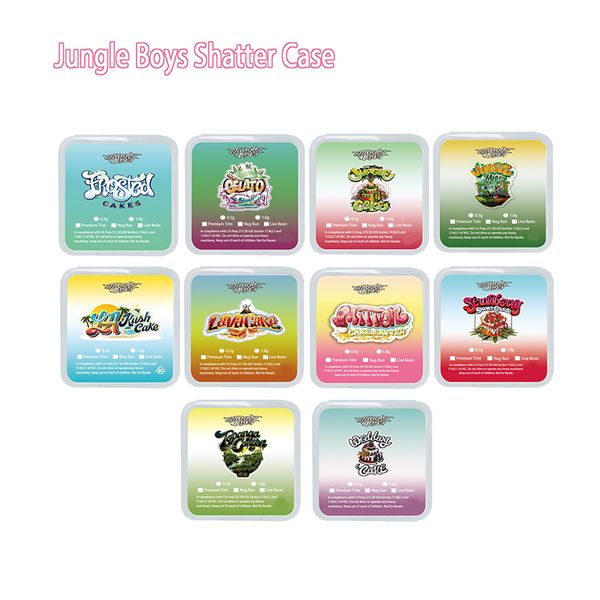 jungle boy shatter case packaging bottle 0.5g 1g wax concentrate packing container 10 types stickers
jungle boy shatter case packaging bottle 0.5g 1g wax concentrate packing container 10 types stickers