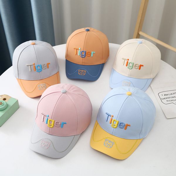 fashion spring summer letter tiger embroidery baby baseball cap for children boys girl sun hats kids hip hop hat 1-3 years cap, Yellow
fashion spring summer letter tiger embroidery baby baseball cap for children boys girl sun hats kids hip hop hat 1-3 years cap, Yellow