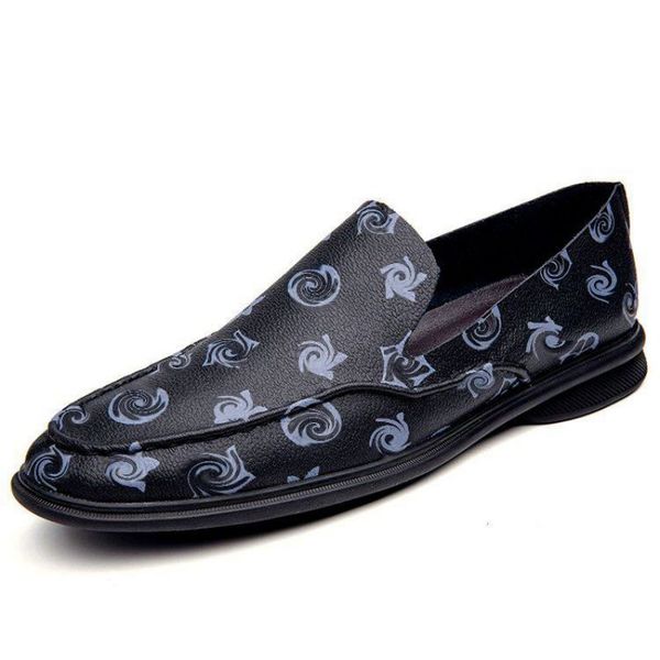 loafers men shoes pu leather solid color round toe flat classic fashion print pattern simple comfortable breathable business shoes hm285, Black
loafers men shoes pu leather solid color round toe flat classic fashion print pattern simple comfortable breathable business shoes hm285, Black