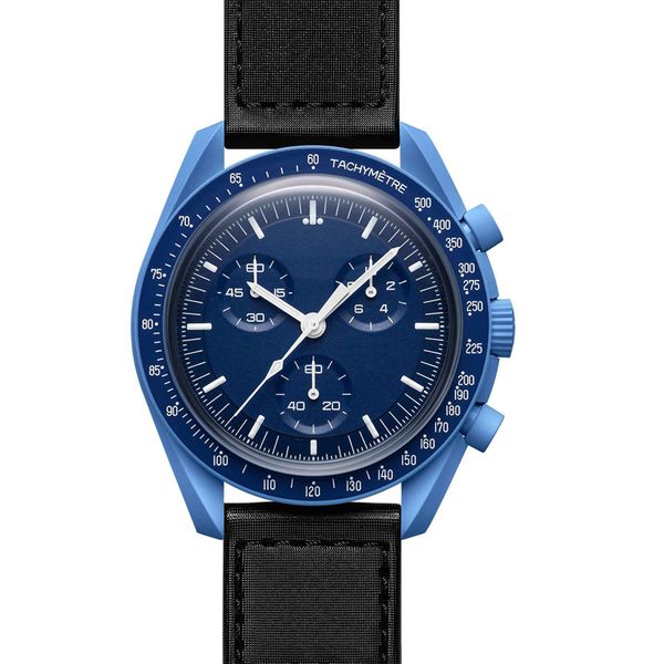 bioceramic mens full function watches mission to mercury 42mm nylon earth moon space watch chronograph quartz clock wristwatches, Slivery;brown
bioceramic mens full function watches mission to mercury 42mm nylon earth moon space watch chronograph quartz clock wristwatches, Slivery;brown