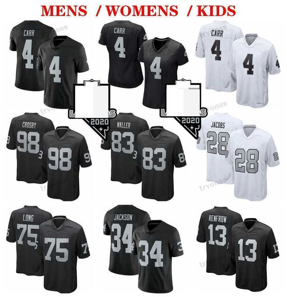 mens 4 derek carr 28 josh jacobs football jerseys 11 henry ruggs iii crosby 8 mariota 24 abram renfrow 99 ferrell 83 darren waller 89, Black
mens 4 derek carr 28 josh jacobs football jerseys 11 henry ruggs iii crosby 8 mariota 24 abram renfrow 99 ferrell 83 darren waller 89, Black