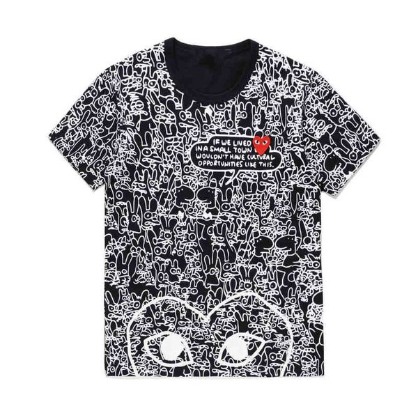 heyplay fashion brand peach heart pure cotton short sleeve men's and women's cartoon graffiti half love couple, White;black
heyplay fashion brand peach heart pure cotton short sleeve men's and women's cartoon graffiti half love couple, White;black