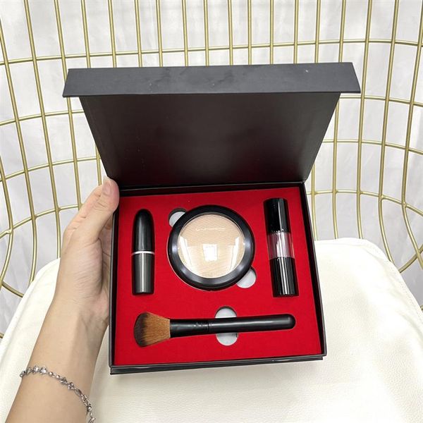 makeup sets 3pcs double gleam lipglaze rouge lipstick highlighter pressed powder with brush cosmetics concealer kit291f
makeup sets 3pcs double gleam lipglaze rouge lipstick highlighter pressed powder with brush cosmetics concealer kit291f