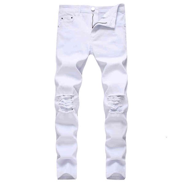 men's jeans spring and autumn men's casual pierced jeans young elastic pants with small feet vgtm, Blue
men's jeans spring and autumn men's casual pierced jeans young elastic pants with small feet vgtm, Blue