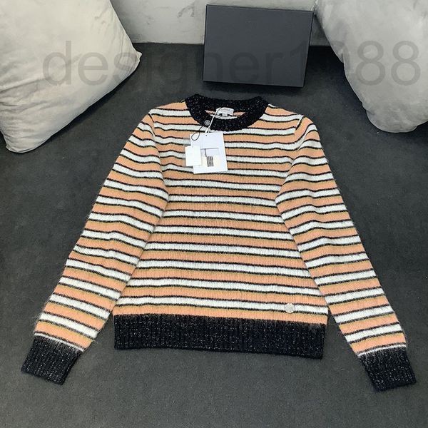 women's knits & tees designer 2022 spring and autumn new fashion round neck contrast stripe knitted pullover tongle slim long sleeve wo, White
women's knits & tees designer 2022 spring and autumn new fashion round neck contrast stripe knitted pullover tongle slim long sleeve wo, White