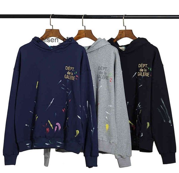 trend hooded galleryes designer hoodies autumn and winter tide br splashing graffiti high street men's women's hoodie, Black
trend hooded galleryes designer hoodies autumn and winter tide br splashing graffiti high street men's women's hoodie, Black
