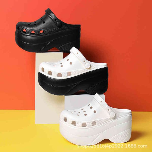slippers super high 10cm sandals summer women platform outdoor clogs thick street beach flip flops garden shoes 220329, Black
slippers super high 10cm sandals summer women platform outdoor clogs thick street beach flip flops garden shoes 220329, Black