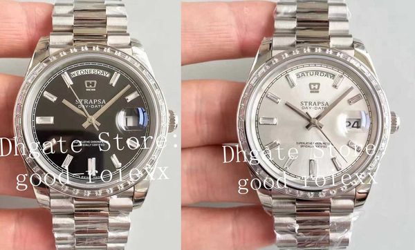luxury watch for men rectangle diamond bezel men's automatic cal.3255 watches ew factory day date 228396 president eta crown wristwatch, Slivery;brown
luxury watch for men rectangle diamond bezel men's automatic cal.3255 watches ew factory day date 228396 president eta crown wristwatch, Slivery;brown