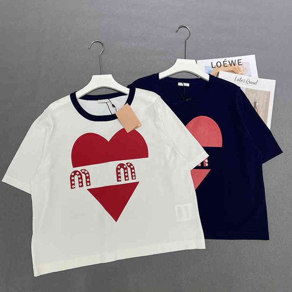 women's t-shirt love diamond knitted round neck t-shirt short sleeve women's summer loose casual style sleeves, White
women's t-shirt love diamond knitted round neck t-shirt short sleeve women's summer loose casual style sleeves, White