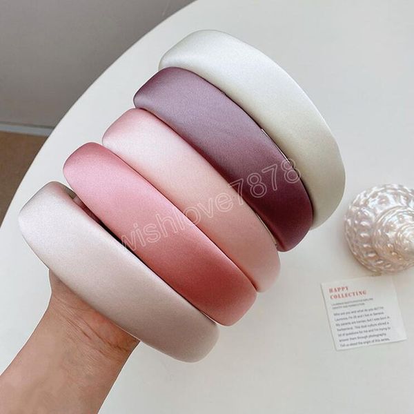 fashion women headband casual fresh light color hairband solid color thickened sponge headwear hair accessories, Silver
fashion women headband casual fresh light color hairband solid color thickened sponge headwear hair accessories, Silver