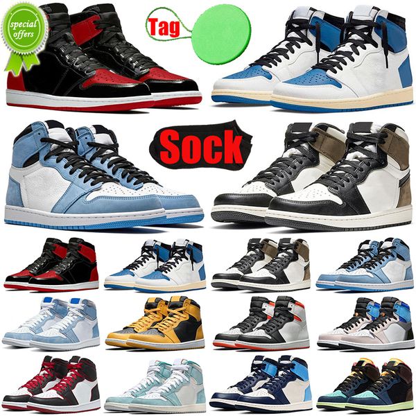 2023 with sock and tag 1 1s mens womens basketball shoes bred patent fragment university blue dark mocha shadow 2.0 pollen men trainers spor, Black
2023 with sock and tag 1 1s mens womens basketball shoes bred patent fragment university blue dark mocha shadow 2.0 pollen men trainers spor, Black