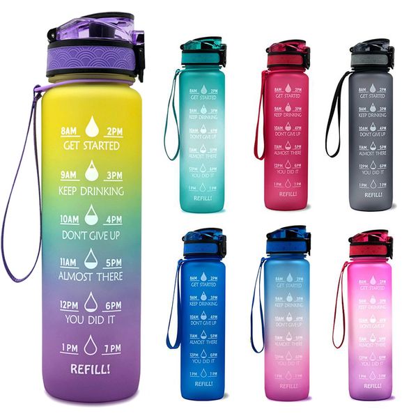 1l sports water bottle straw cup 1 litro with time maker leak-proof bpa frosted cup for outdoor drinking
1l sports water bottle straw cup 1 litro with time maker leak-proof bpa frosted cup for outdoor drinking