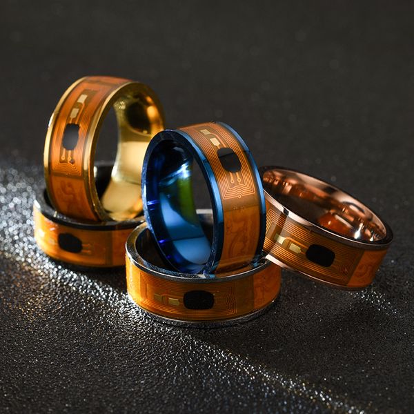 fashion new nfc fors iphone android smart titanium steel ring trend valentine's day gift waterproof couples multifunction, Silver
fashion new nfc fors iphone android smart titanium steel ring trend valentine's day gift waterproof couples multifunction, Silver