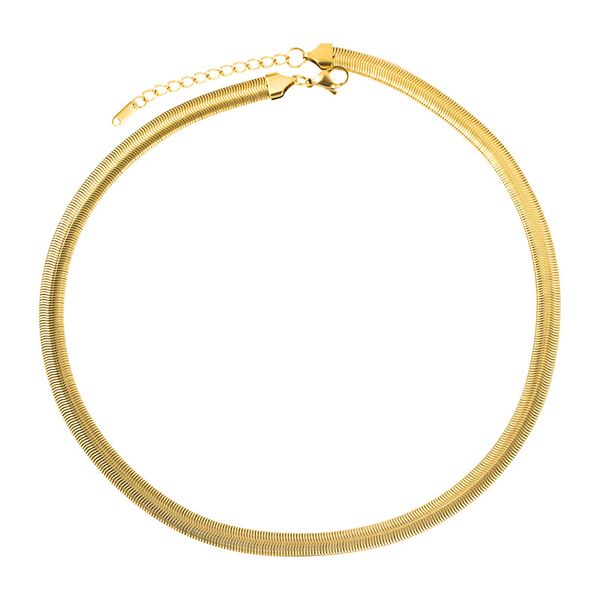 chains 10mm wide snake bone chain yellow gold filled men statement herringbone necklace, Silver
chains 10mm wide snake bone chain yellow gold filled men statement herringbone necklace, Silver