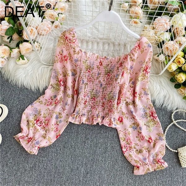 deat women ruffles printing pleated shirt square collar long sleeve fashion temperament spring autumn 11d2060 210709, White
deat women ruffles printing pleated shirt square collar long sleeve fashion temperament spring autumn 11d2060 210709, White