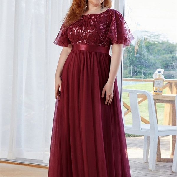 plus size dress robe de soiree sparkle evening dresses long a line o neck short sleeve long formal 220601, Black
plus size dress robe de soiree sparkle evening dresses long a line o neck short sleeve long formal 220601, Black