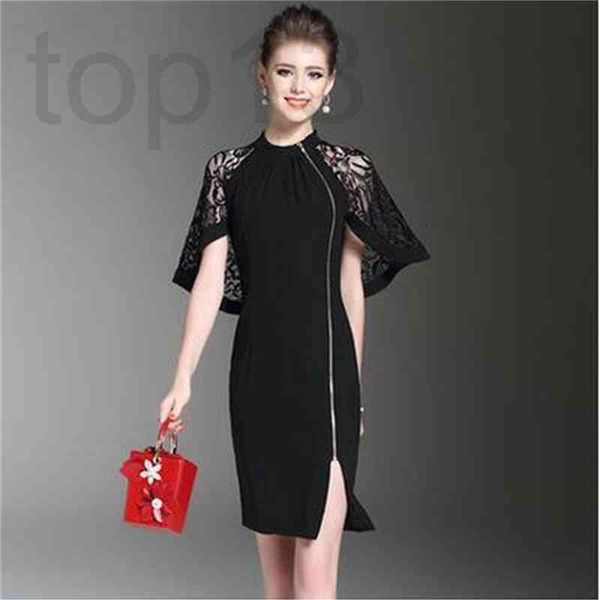 casual dresses designer new women's zipper lace stitching fashion temperament ol slim dress bp75, Black;gray
casual dresses designer new women's zipper lace stitching fashion temperament ol slim dress bp75, Black;gray