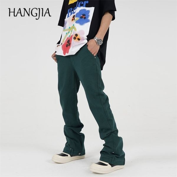 mens personality microflared overalls high street tid fashion casual wide leg trousers men solid color slim pant 220621, Black
mens personality microflared overalls high street tid fashion casual wide leg trousers men solid color slim pant 220621, Black
