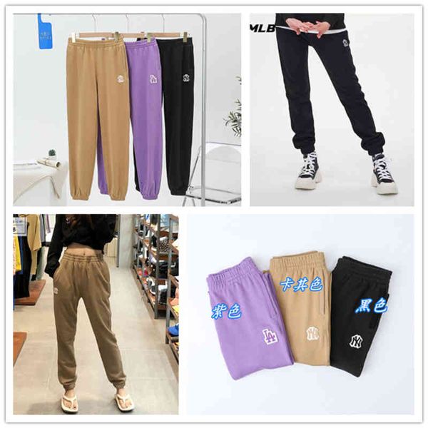 women's pants capris mlb korea fashion brand men's women's lovers' casual elastic waist small label ny embroidered pants, Black;white
women's pants capris mlb korea fashion brand men's women's lovers' casual elastic waist small label ny embroidered pants, Black;white