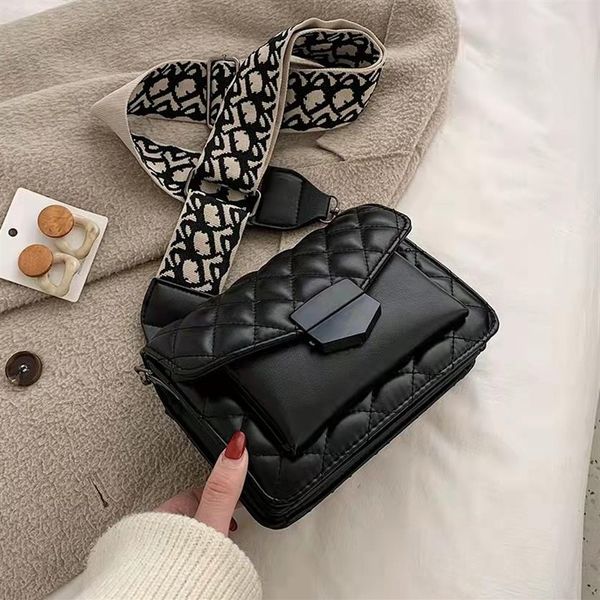 designer fashion luxury handbags women bag wide shoulder strap crossbody bags chain rhombus pu leather spring cross body340s
designer fashion luxury handbags women bag wide shoulder strap crossbody bags chain rhombus pu leather spring cross body340s