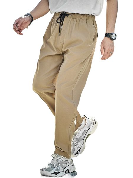 men letter patched detail drawstring waist pants b4fp#, Black
men letter patched detail drawstring waist pants b4fp#, Black