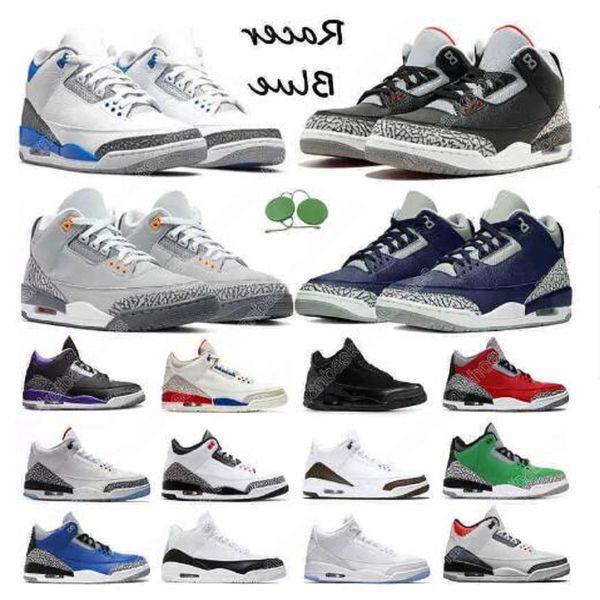3s men basketball shoes racer blue unc midnight navy cement black cat pine green pure white fire red mens trainers
3s men basketball shoes racer blue unc midnight navy cement black cat pine green pure white fire red mens trainers