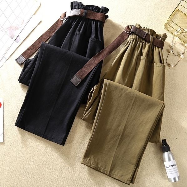 elastic high waist summer harem bud loose anklelength for red trouser green pants y200418, Black;white
elastic high waist summer harem bud loose anklelength for red trouser green pants y200418, Black;white